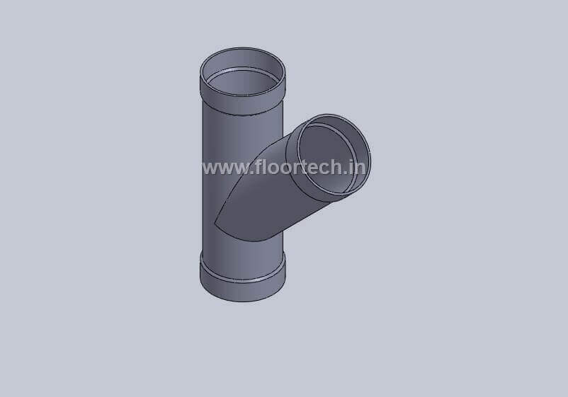 PVC Y junction View 2