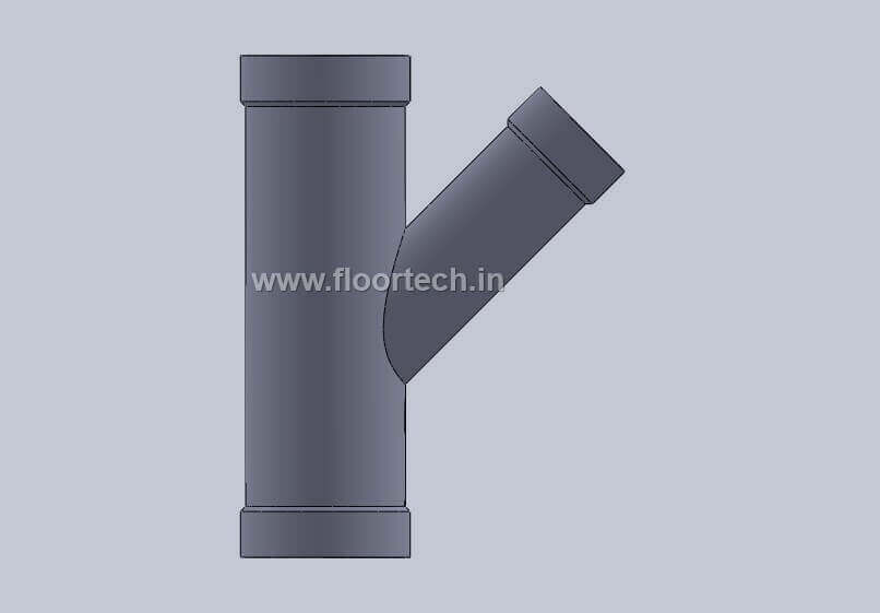 PVC reducing Y View 1