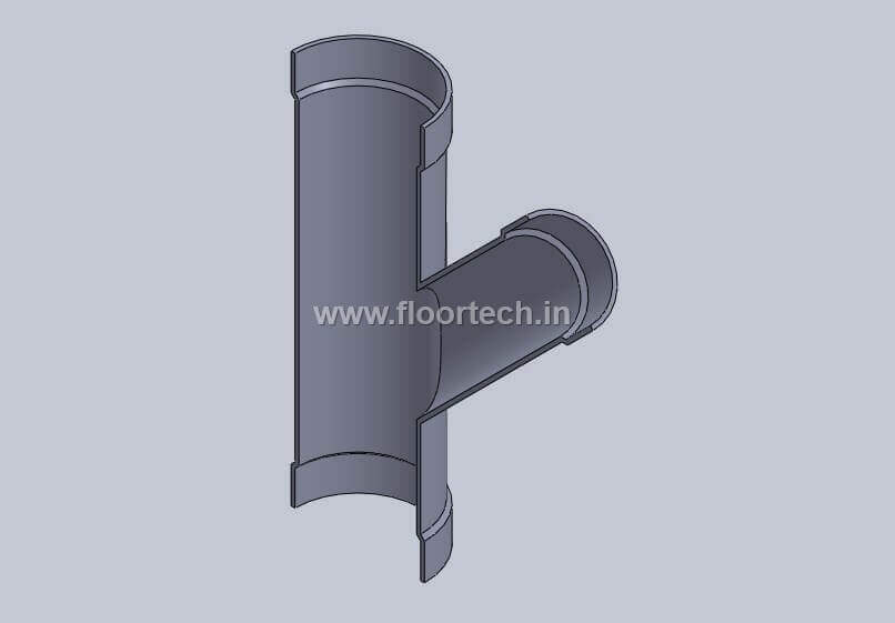PVC reducing Y View 2
