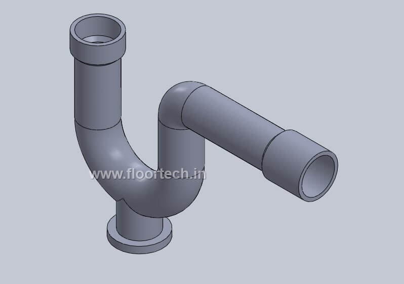 PVC P Trap (or) PVC U trap  View 3