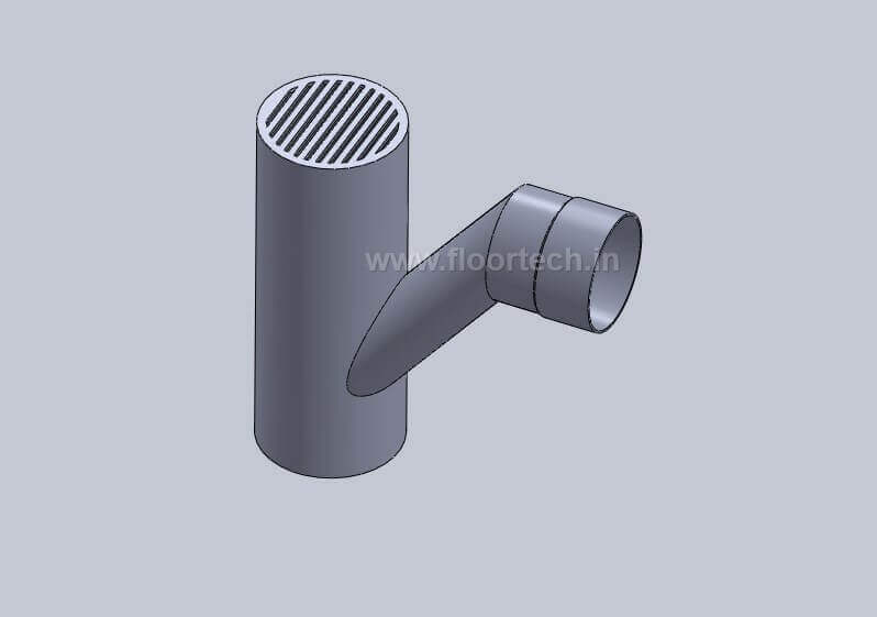 Bulk Kitchen Floor trap Cup Model View 1