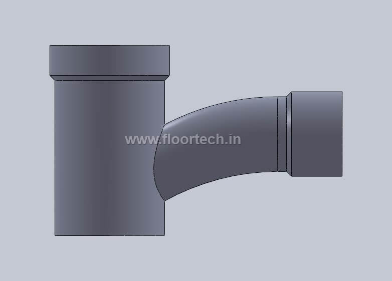 PVC Long Neck Floor Trap View 2