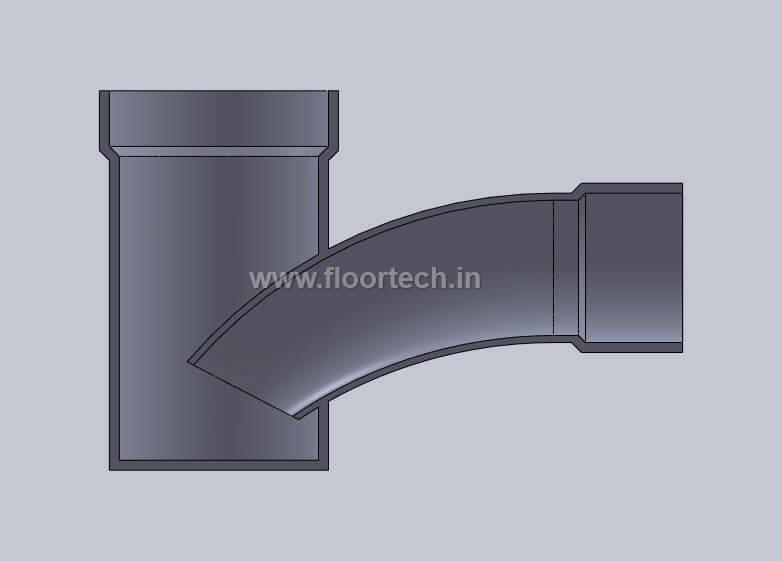 PVC Long Neck Floor Trap View 3