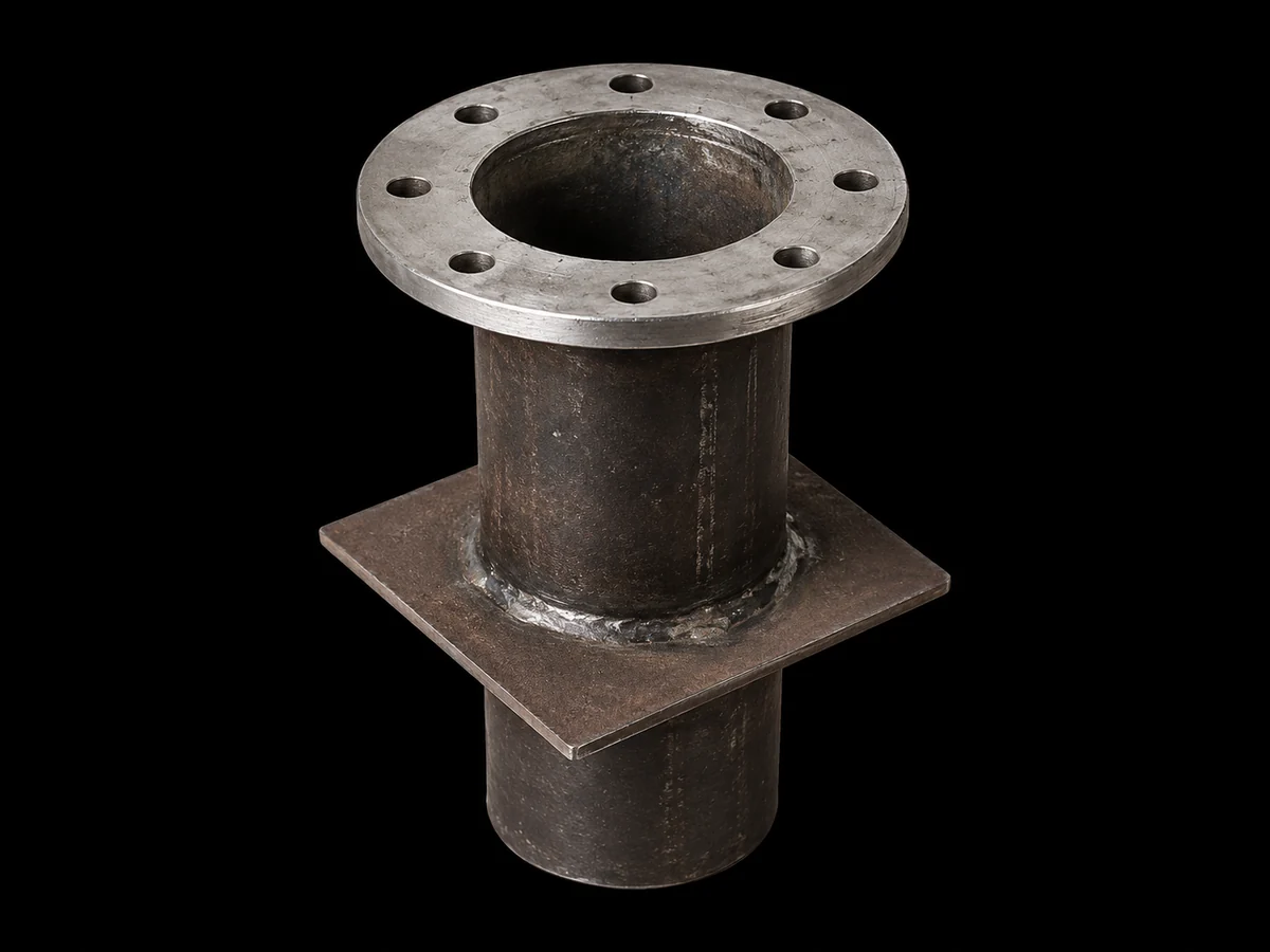 MS puddle flange custom fabrication Tamil Nadu