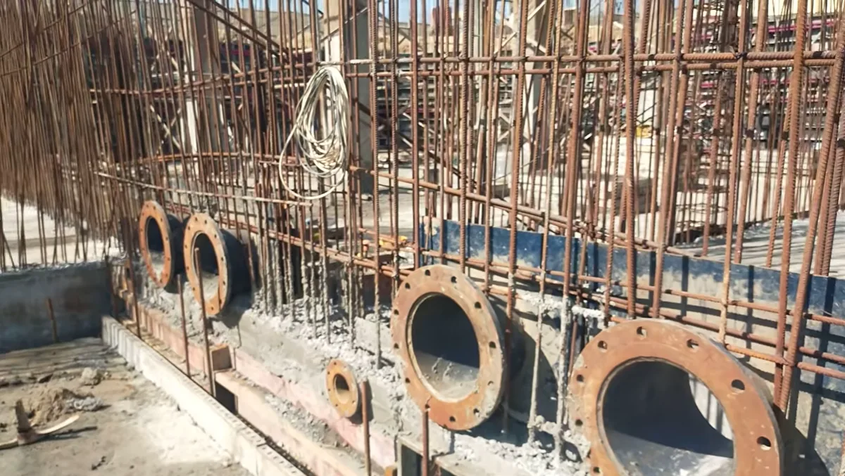 Puddle flange installation and waterproofing coordination